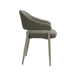 pro_109271_img_9398176 LABEL51 Eetkamerstoel Sora - Mushroom - Royal Boucle - Taupe Metaal