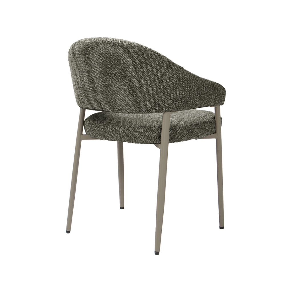 pro_109271_img_9398177 LABEL51 Eetkamerstoel Sora - Mushroom - Royal Boucle - Taupe Metaal