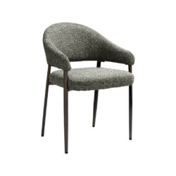 pro_109272_img_9398168 LABEL51 Eetkamerstoel Sora - Mushroom - Royal Boucle - Brons Metaal
