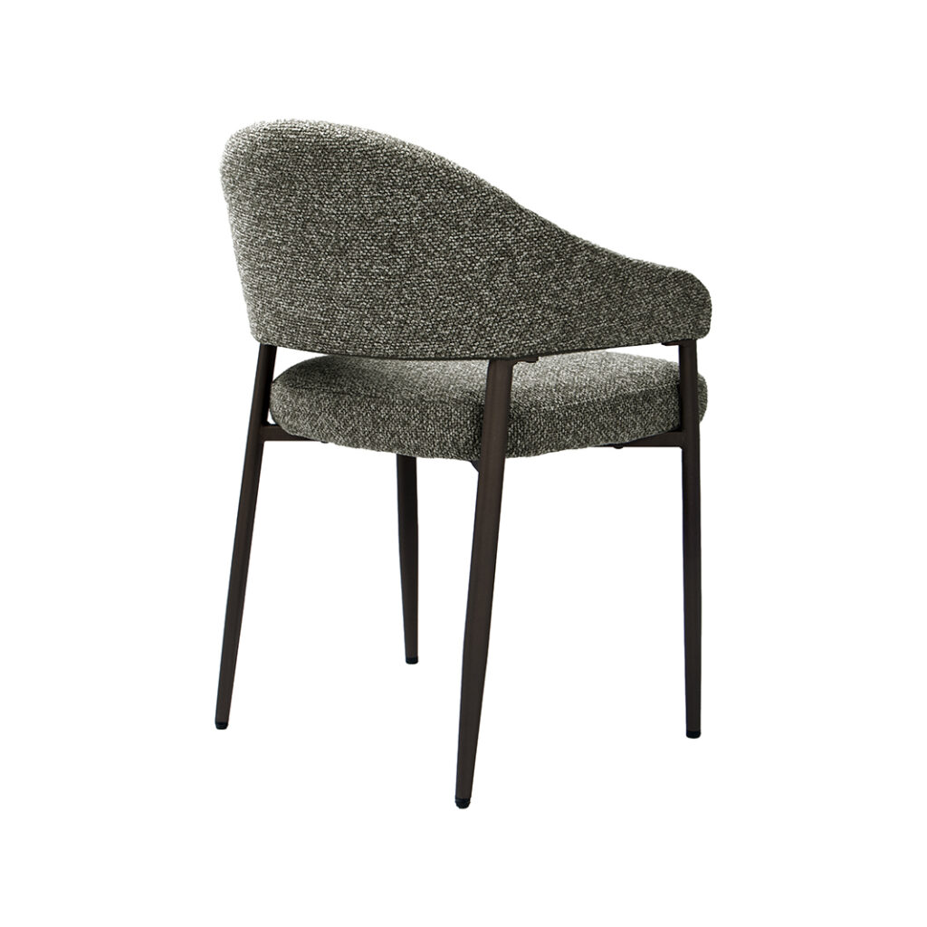 pro_109272_img_9398171 LABEL51 Eetkamerstoel Sora - Mushroom - Royal Boucle - Brons Metaal