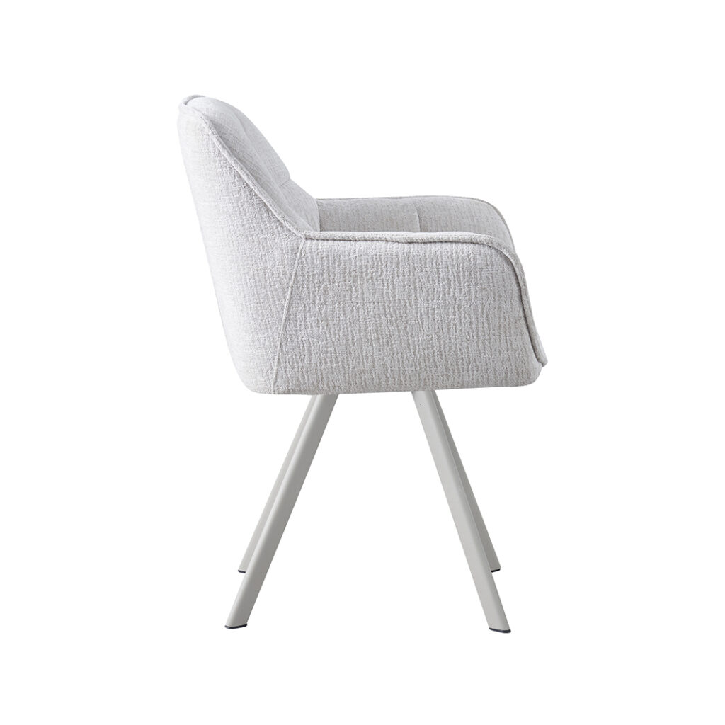 pro_109373_img_9397237 LABEL51 Eetkamerstoel Riley - Naturel - Tresor - Taupe Metaal