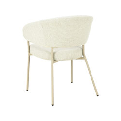 LABEL51 Eetkamerstoel Takumi - Naturel - Prestige - Taupe Metaal
