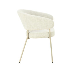 LABEL51 Eetkamerstoel Takumi - Naturel - Prestige - Taupe Metaal