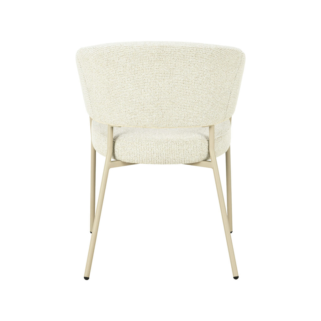 LABEL51 Eetkamerstoel Takumi - Naturel - Prestige - Taupe Metaal