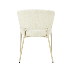 LABEL51 Eetkamerstoel Takumi - Naturel - Prestige - Taupe Metaal