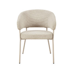 LABEL51 Eetkamerstoel Takumi - Beige - Prestige - Taupe Metaal