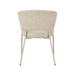 LABEL51 Eetkamerstoel Takumi - Beige - Prestige - Taupe Metaal
