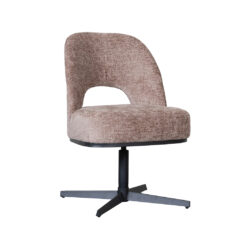 pro_114853_img_9396998 LABEL51 Eetkamerstoel Port Grimaud - Taupe - Haga - Zwart Metaal