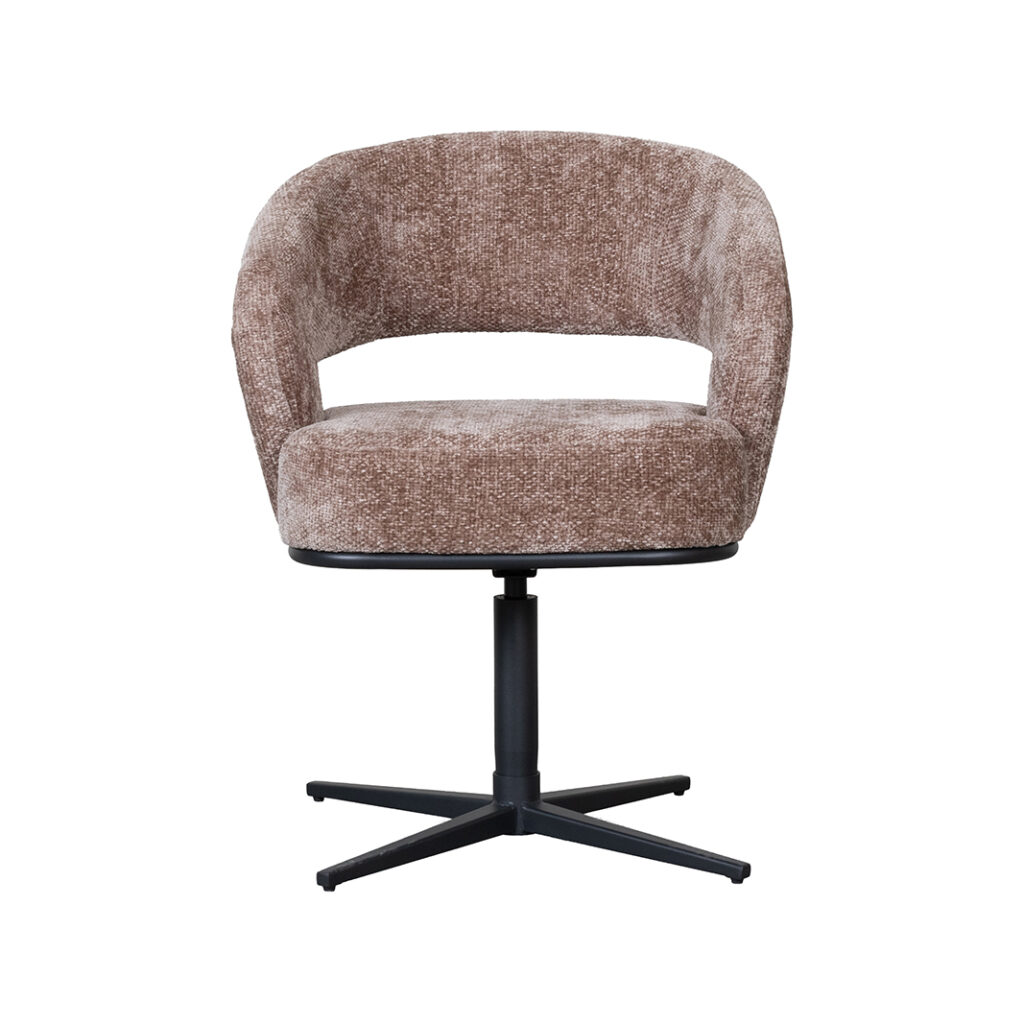 pro_114938_img_9396092 LABEL51 Eetkamerstoel New York - Taupe - Haga - Zwart Metaal