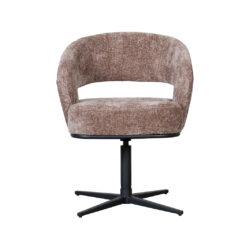 pro_114938_img_9396092 LABEL51 Eetkamerstoel New York - Taupe - Haga - Zwart Metaal