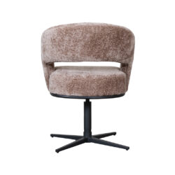 pro_114938_img_9396094 LABEL51 Eetkamerstoel New York - Taupe - Haga - Zwart Metaal