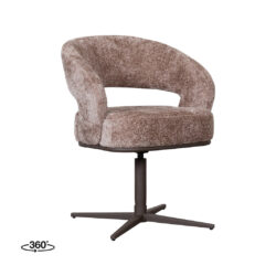 pro_114939_img_9396085 LABEL51 Eetkamerstoel New York - Taupe - Haga - Brons Metaal