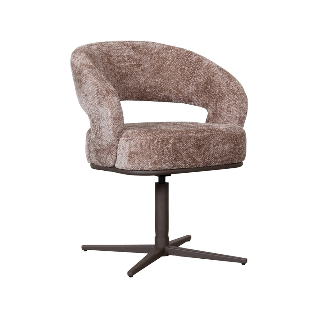 pro_114939_img_9396086 LABEL51 Eetkamerstoel New York - Taupe - Haga - Brons Metaal