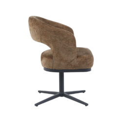 pro_115004_img_9395892 LABEL51 Eetkamerstoel Monaco - Taupe - Tresor - Zwart Metaal