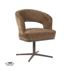pro_115005_img_9395883 LABEL51 Eetkamerstoel Monaco - Taupe - Tresor - Brons Metaal
