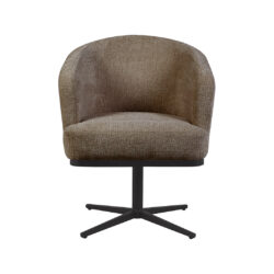 pro_115124_img_9392451 LABEL51 Eetkamerstoel Cannes - Retro Taupe Tresor - Tresor - Zwart Metaal