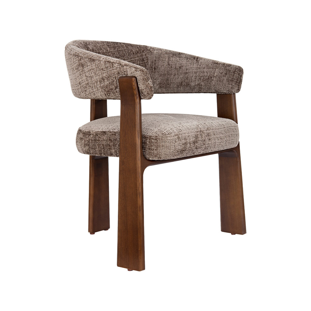 pro_115332_img_9396111 LABEL51 Eetkamerstoel Nice - Taupe - Cremona - Walnoot Hout