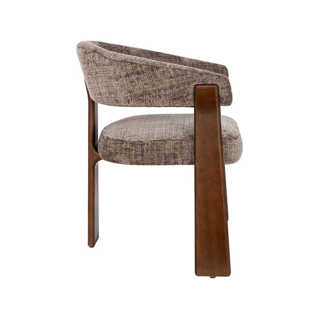 pro_115332_img_9396113 LABEL51 Eetkamerstoel Nice - Taupe - Cremona - Walnoot Hout