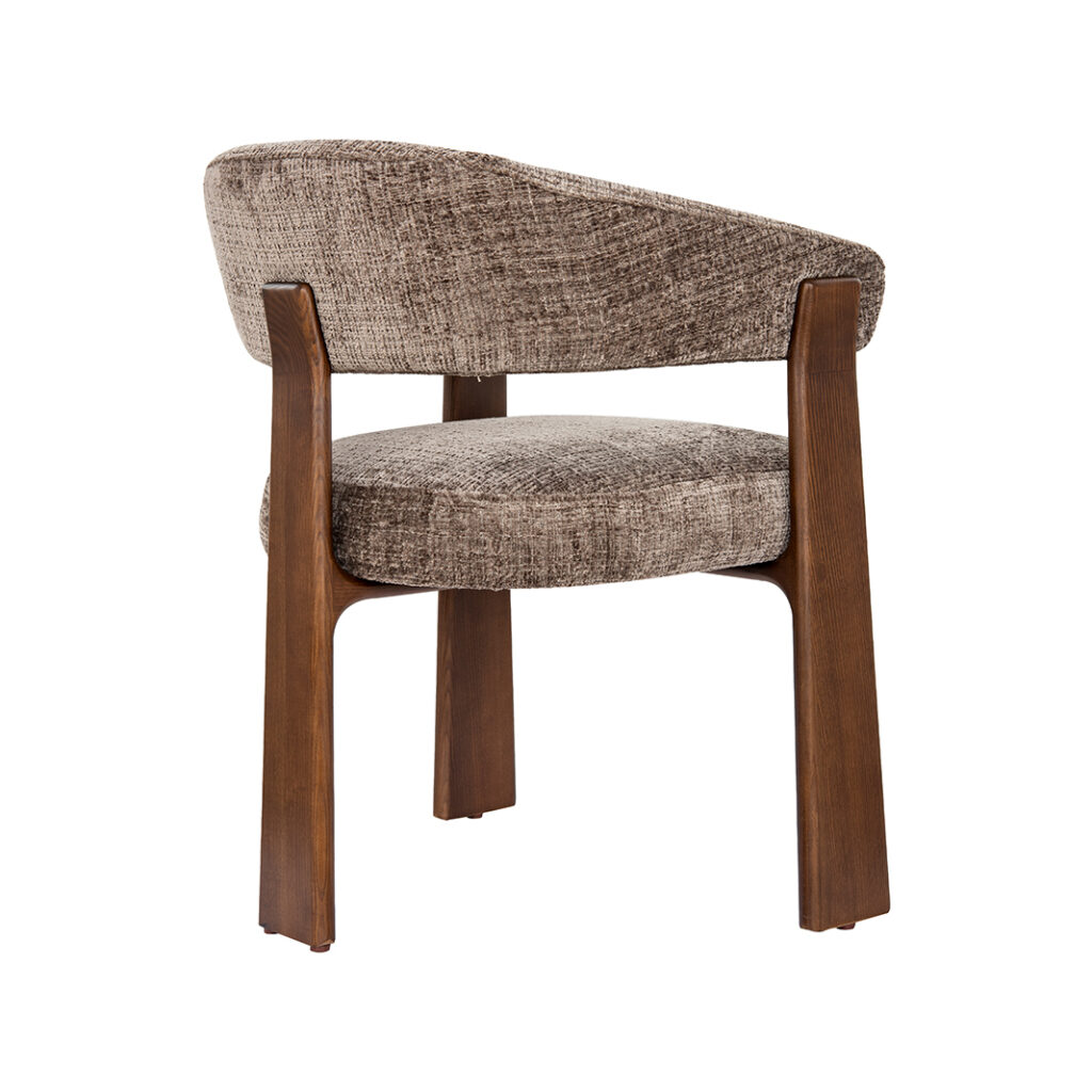 pro_115332_img_9396114 LABEL51 Eetkamerstoel Nice - Taupe - Cremona - Walnoot Hout