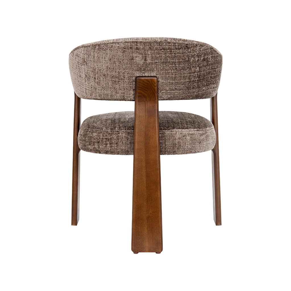 pro_115332_img_9396115 LABEL51 Eetkamerstoel Nice - Taupe - Cremona - Walnoot Hout