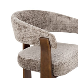 pro_115332_img_9396116 LABEL51 Eetkamerstoel Nice - Taupe - Cremona - Walnoot Hout