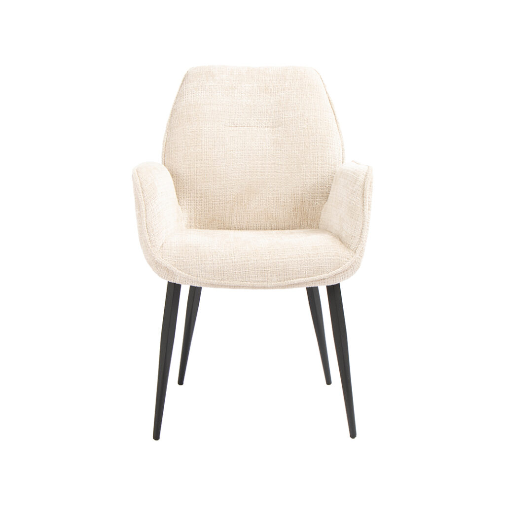 pro_116788_img_9450109 LABEL51 Eetkamerstoel Mayson - Naturel - Cremona - Zwart Metaal