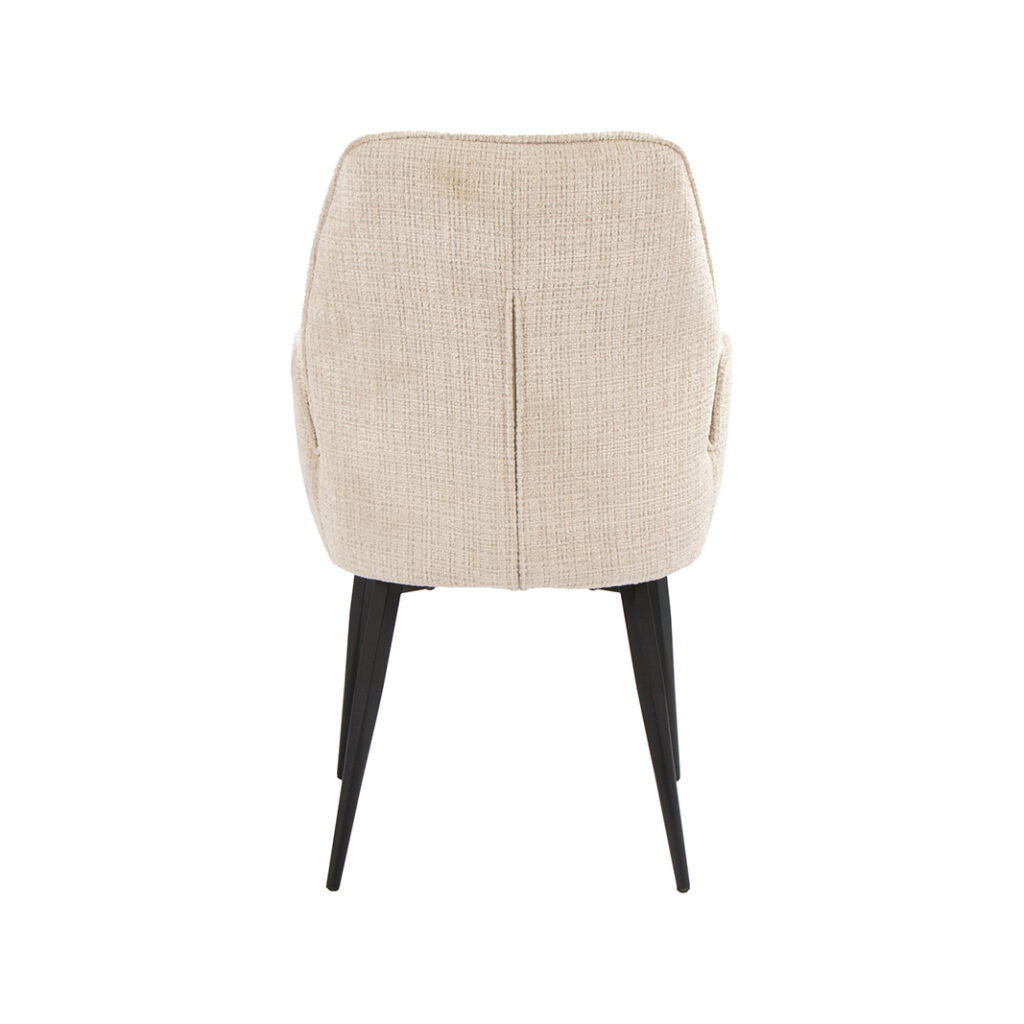 pro_116788_img_9450112 LABEL51 Eetkamerstoel Mayson - Naturel - Cremona - Zwart Metaal