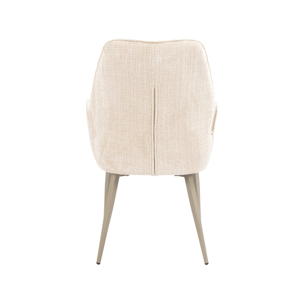 pro_116789_img_9450105 LABEL51 Eetkamerstoel Mayson - Naturel - Cremona - Taupe Metaal