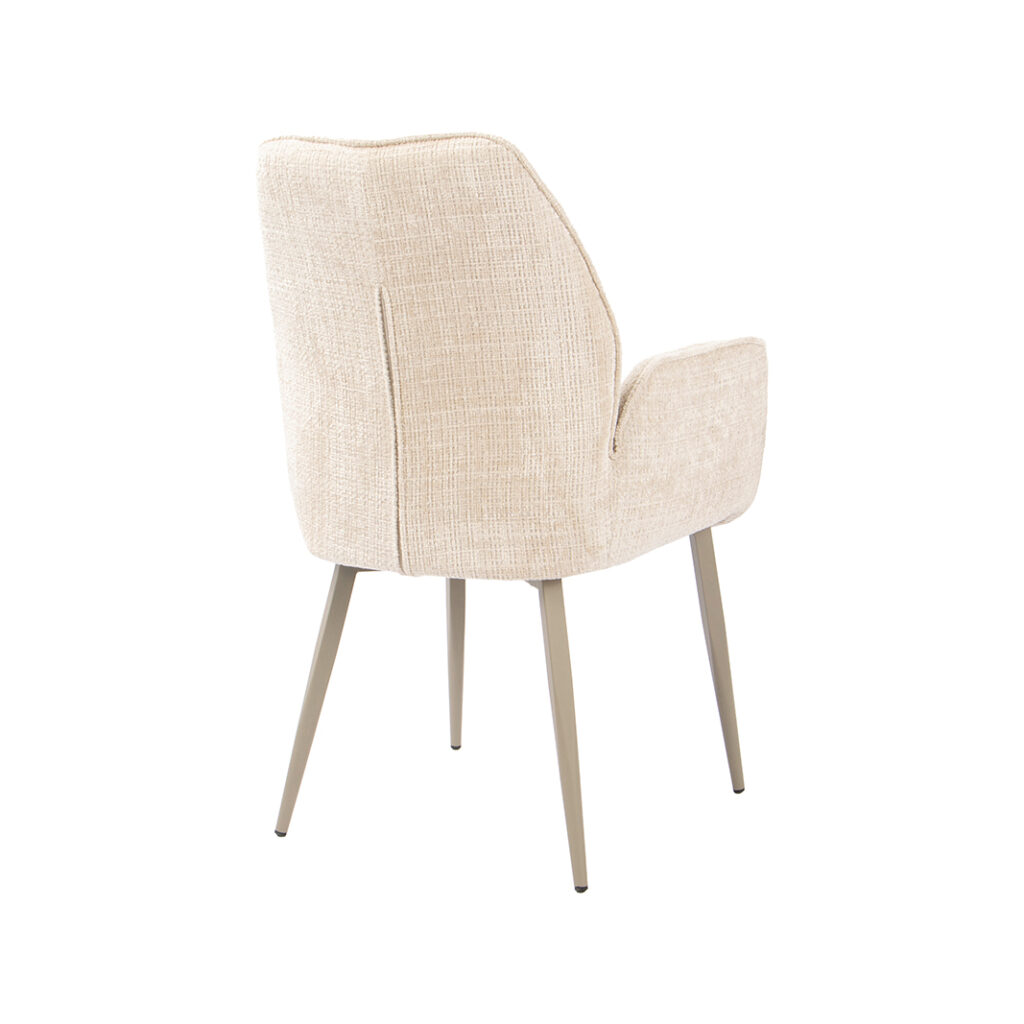 pro_116789_img_9450106 LABEL51 Eetkamerstoel Mayson - Naturel - Cremona - Taupe Metaal