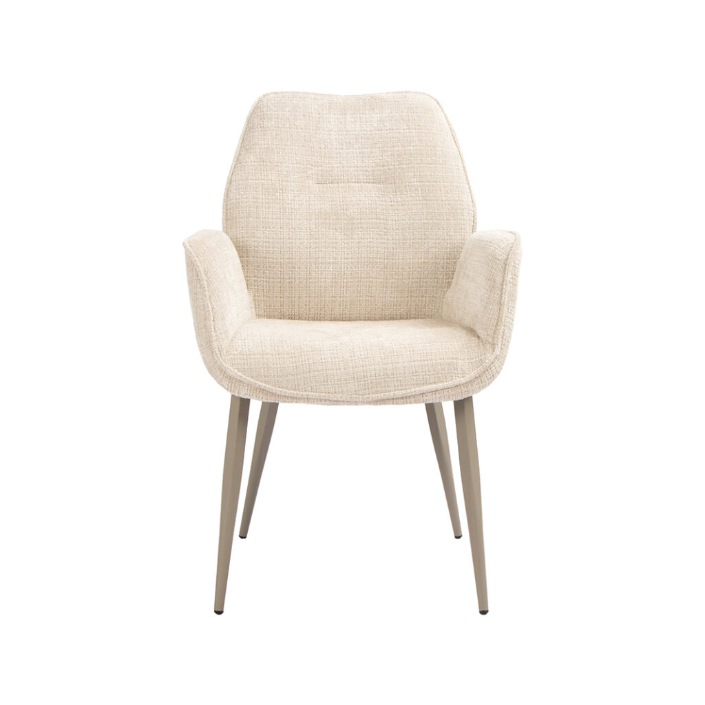 pro_116789_img_9450107 LABEL51 Eetkamerstoel Mayson - Naturel - Cremona - Taupe Metaal