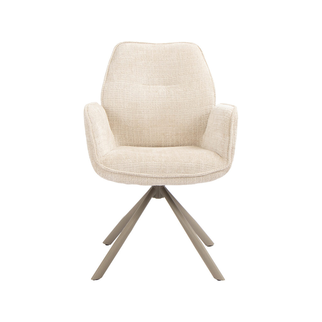 pro_116794_img_9450071 LABEL51 Eetkamerstoel Jill - Naturel - Cremona - Taupe Metaal