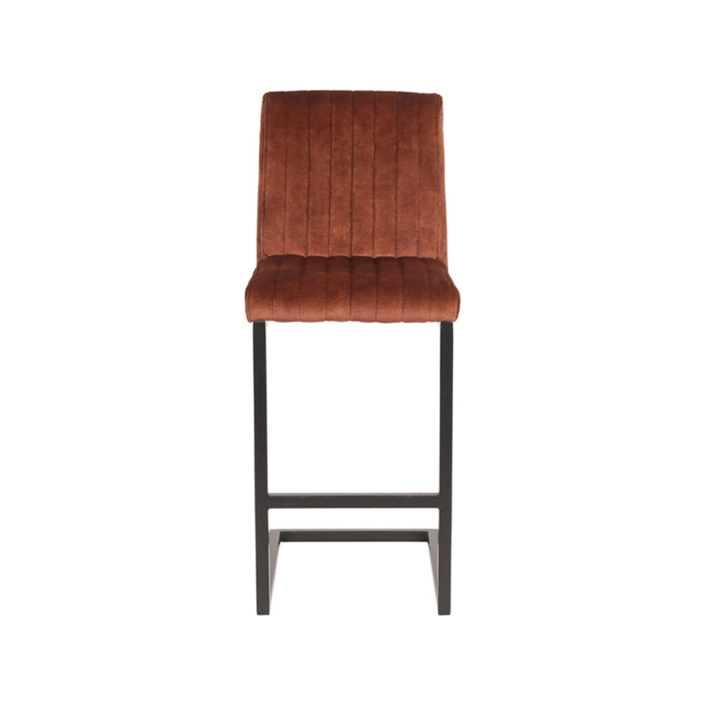 pro_74318_img_9395611 LABEL51 Barkruk Milo - Rust - Velours - Laag