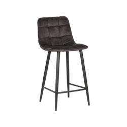pro_75560_img_9394087 LABEL51 Barkruk Jelt - Antraciet - Velours - Laag