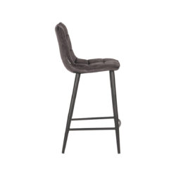 pro_75560_img_9394089 LABEL51 Barkruk Jelt - Antraciet - Velours - Laag