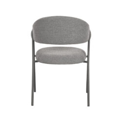 pro_77460_img_9394976 LABEL51 Eetkamerstoel Lowen - Grijs - Boucle - Zwart Metaal