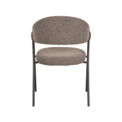 pro_77461_img_9394981 LABEL51 Eetkamerstoel Lowen - Bruin - Boucle - Zwart Metaal