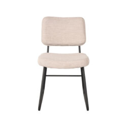 pro_79257_img_9396173 LABEL51 Eetkamerstoel Noah - Naturel - Boucle - Zwart Metaal