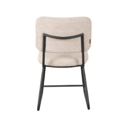 pro_79257_img_9396175 LABEL51 Eetkamerstoel Noah - Naturel - Boucle - Zwart Metaal