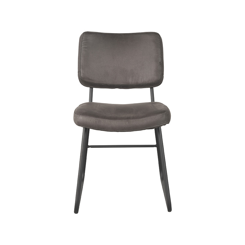 pro_79258_img_9396195 LABEL51 Eetkamerstoel Noah - Antraciet - Micro Suede - Zwart Metaal