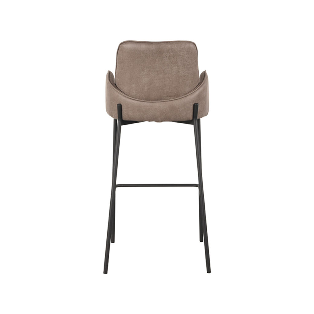 pro_79970_img_9394163 LABEL51 Barkruk Joni - Taupe - Micro Suede - Hoog