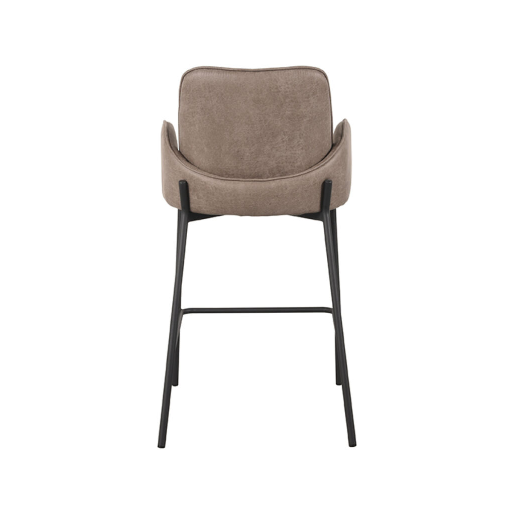 pro_79972_img_9394180 LABEL51 Barkruk Joni - Taupe - Micro Suede - Laag