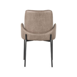 pro_79974_img_9394143 LABEL51 Eetkamerstoel Joni - Taupe - Micro Suede - Zwart Metaal