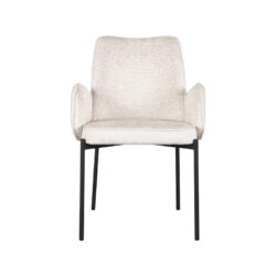 pro_79976_img_9394147 LABEL51 Eetkamerstoel Joni - Creme - Elegance - Zwart Metaal