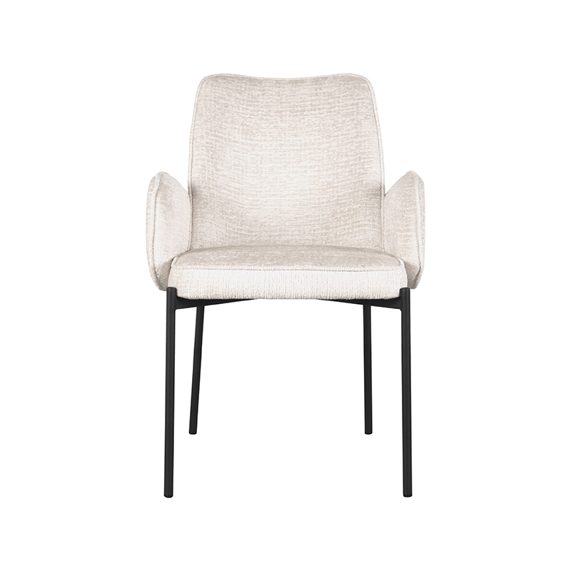 pro_79976_img_9394147 LABEL51 Eetkamerstoel Joni - Creme - Elegance - Zwart Metaal