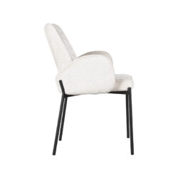 pro_79976_img_9394148 LABEL51 Eetkamerstoel Joni - Creme - Elegance - Zwart Metaal