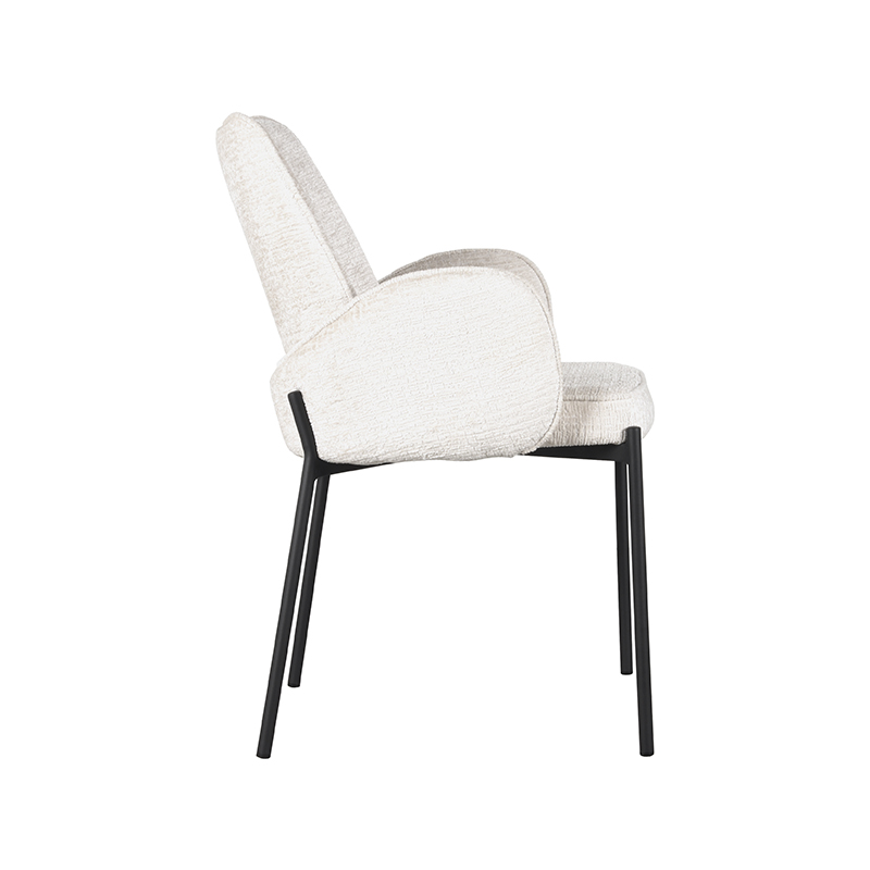 pro_79976_img_9394148 LABEL51 Eetkamerstoel Joni - Creme - Elegance - Zwart Metaal