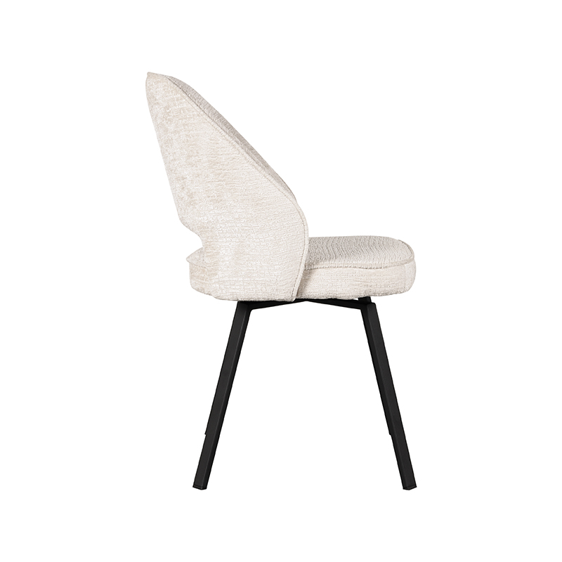 pro_79977_img_9394818 LABEL51 Eetkamerstoel Lewis - Creme - Elegance - Zwart Metaal