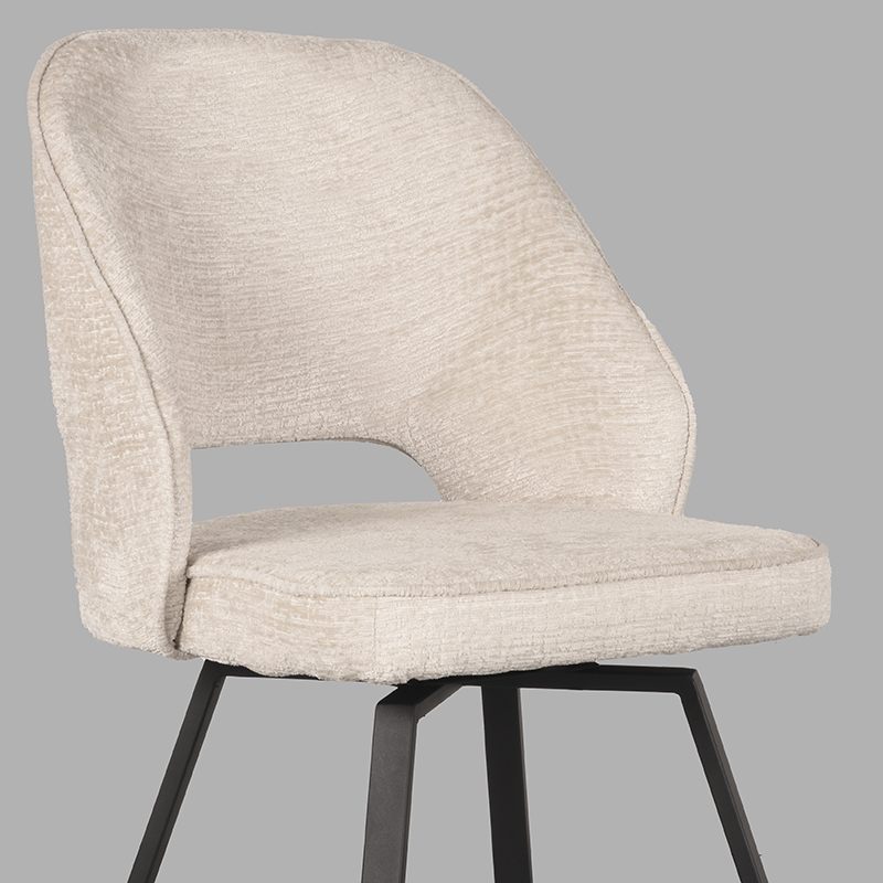 pro_79977_img_9394820 LABEL51 Eetkamerstoel Lewis - Creme - Elegance - Zwart Metaal