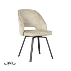 pro_79978_img_9394822 LABEL51 Eetkamerstoel Lewis - Beige - Elegance - Zwart Metaal
