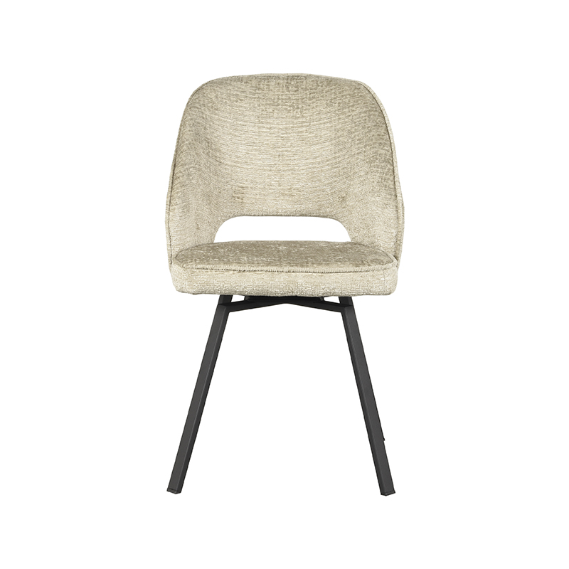 pro_79978_img_9394824 LABEL51 Eetkamerstoel Lewis - Beige - Elegance - Zwart Metaal